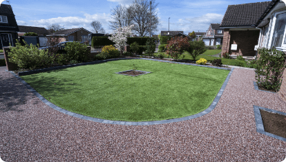 Resin patio
